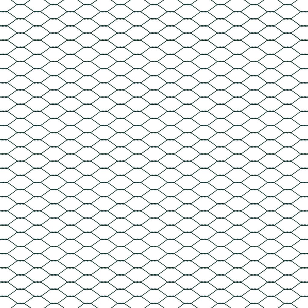 vidaXL Εξάγωνος Φράχτης Γκρίζος Πράσινο 1000 x 140 x 0.07 εκ