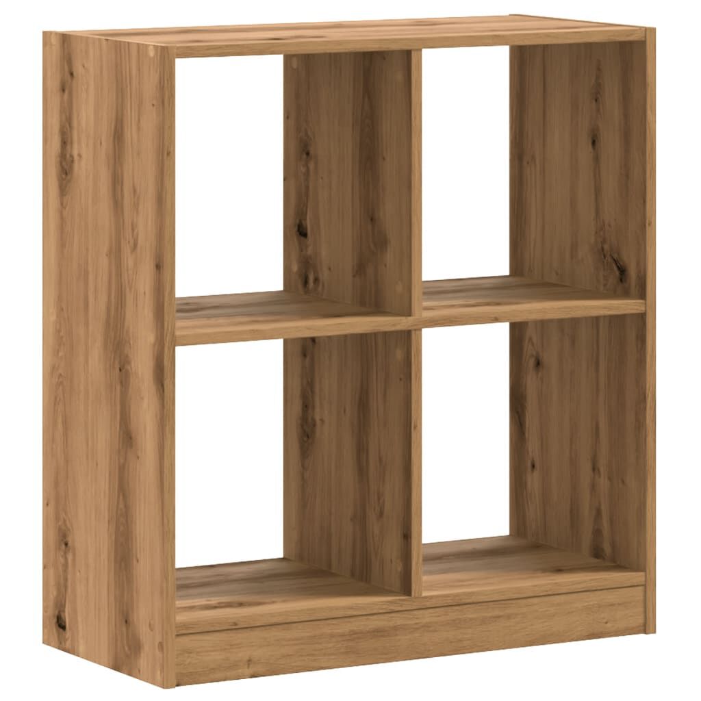 vidaXL Βιβλιοθήκη Αρτισιανή Δρυς 68,5x32x75 εκ. από Επεξεργ. Ξύλο