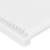 vidaXL Κεφαλάρια Κρεβατιού 2 τεμ. Λευκό 90x5x78/88 εκ.Συνθετικό Δέρμα