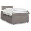 vidaXL &Kappa;&rho;&epsilon;&beta;ά&tau;&iota; Boxspring &mu;&epsilon; &Sigma;&tau;&rho;ώ&mu;&alpha; Taupe 120x190 &epsilon;&kappa;. &Upsilon;&phi;&alpha;&sigma;&mu;ά&tau;&iota;&nu;&omicron;