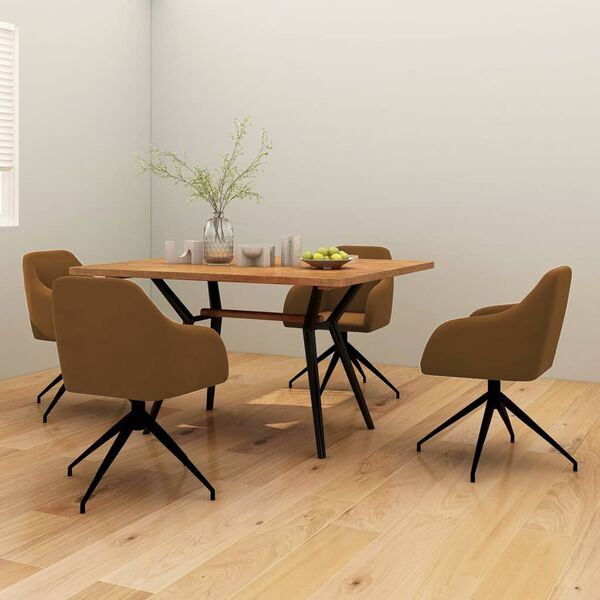 vidaXL &Kappa;&alpha;&rho;έ&kappa;&lambda;&epsilon;&sigmaf; &Tau;&rho;&alpha;&pi;&epsilon;&zeta;&alpha;&rho;ί&alpha;&sigmaf; 4 &tau;&epsilon;&mu;. &Kappa;&alpha;&phi;έ &Beta;&epsilon;&lambda;&omicron;ύ&delta;&iota;&nu;&epsilon;&sigmaf;