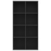 vidaXL Ραφιέρα/Βιβλιοθήκη Μαύρη 66 x 30 x 130 εκ. από Επεξ. Ξύλο