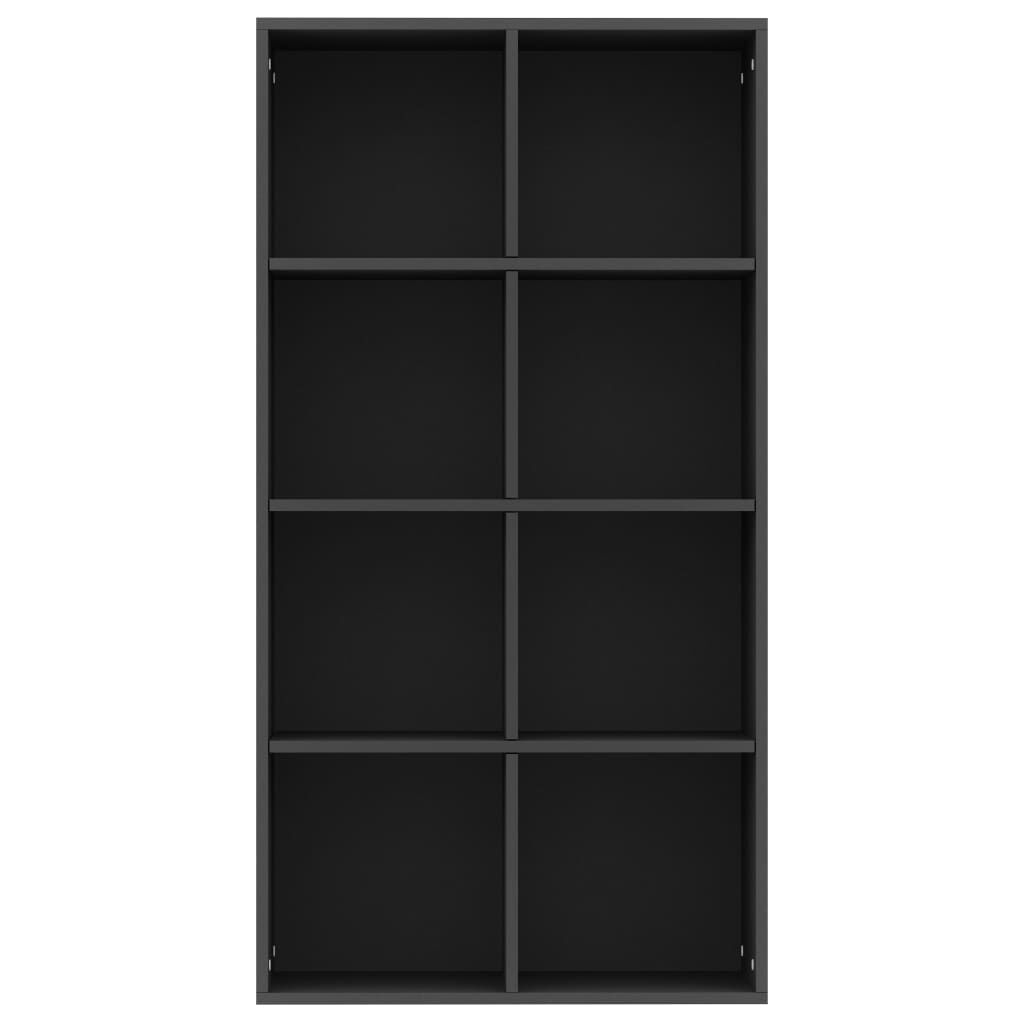 vidaXL Ραφιέρα/Βιβλιοθήκη Μαύρη 66 x 30 x 130 εκ. από Επεξ. Ξύλο
