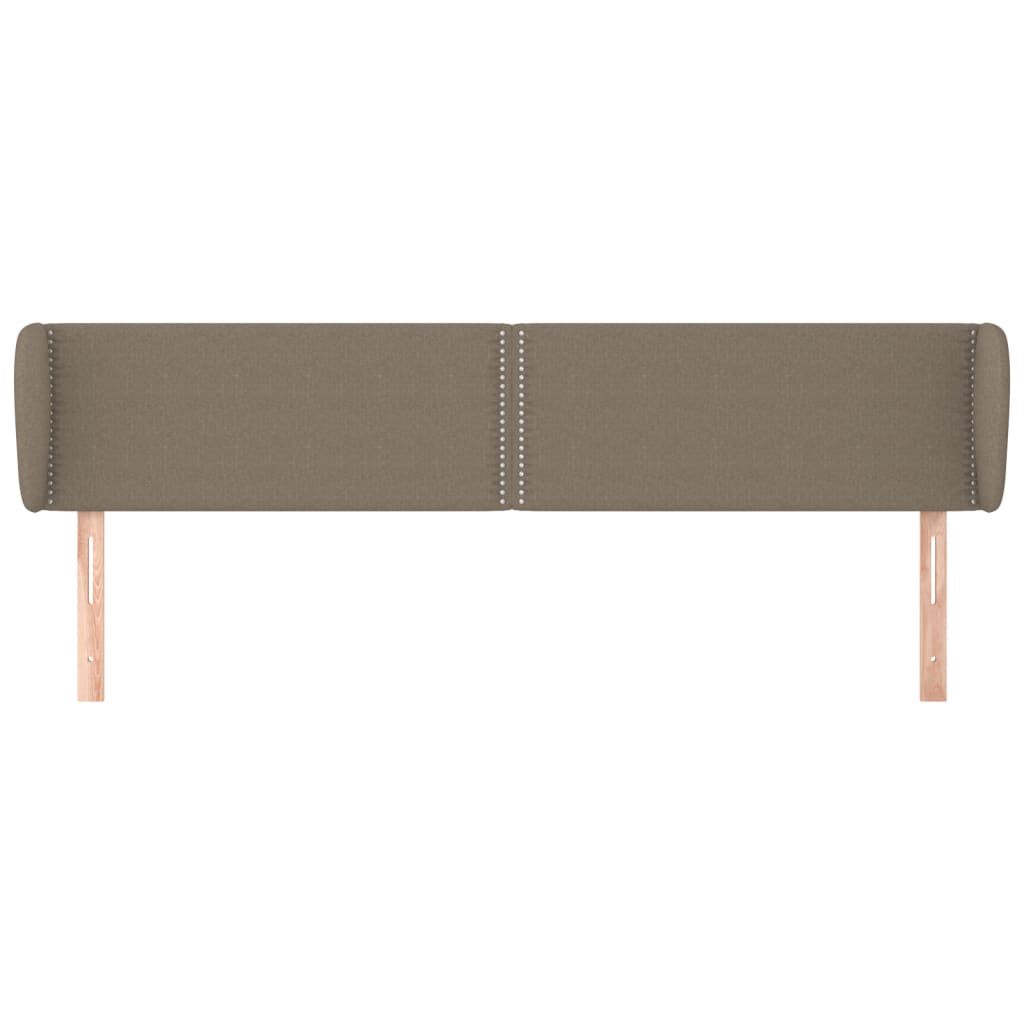 vidaXL Κεφαλάρι με Πτερύγια Taupe 163x23x78/88 εκ. Υφασμάτινο