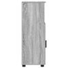 vidaXL Ντουλάπι Μπάνιου Γκρι sonoma 30 x 35 x 95 εκ Επεξεργασμένο ξύλο