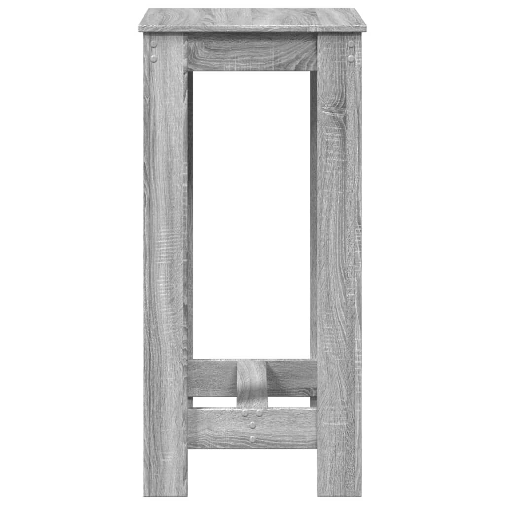 vidaXL Τραπέζι Κονσόλα Γκρι Sonoma 51x50x103,5 εκ. από Επεξεργ. Ξύλο