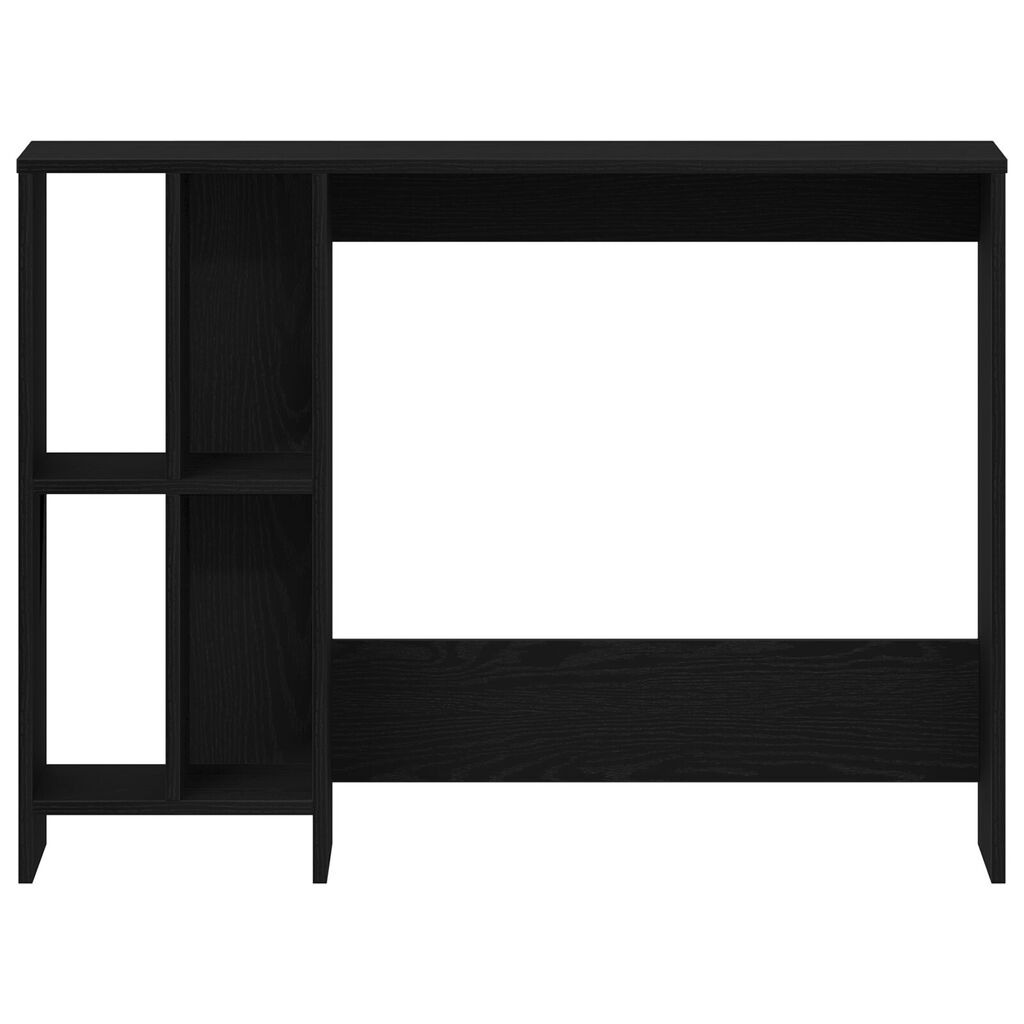 vidaXL Γραφείο Μαύρο Δρυς 102,5x35x75 εκ. από ξύλο