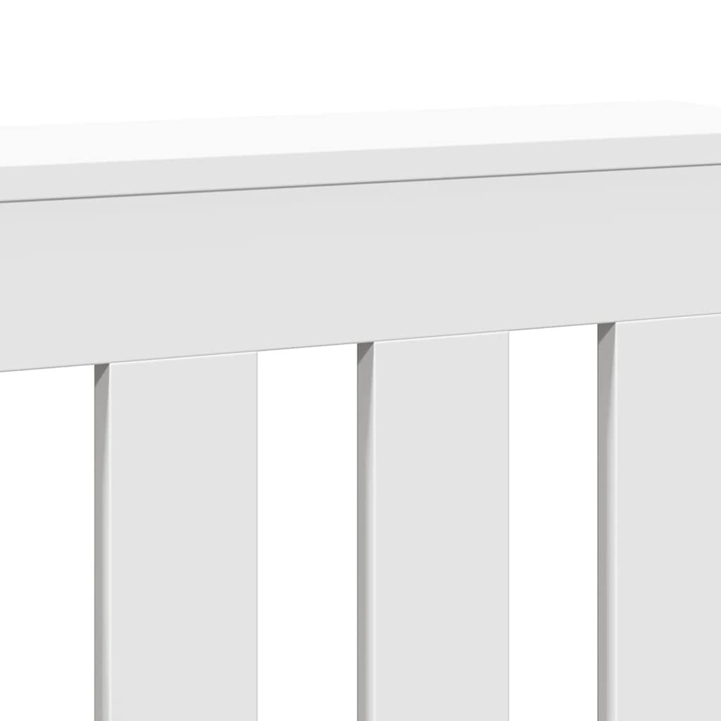 vidaXL Κάλυμμα Καλοριφέρ Λευκό 205x21,5x83,5εκ. από Επεξεργασμένο Ξύλο