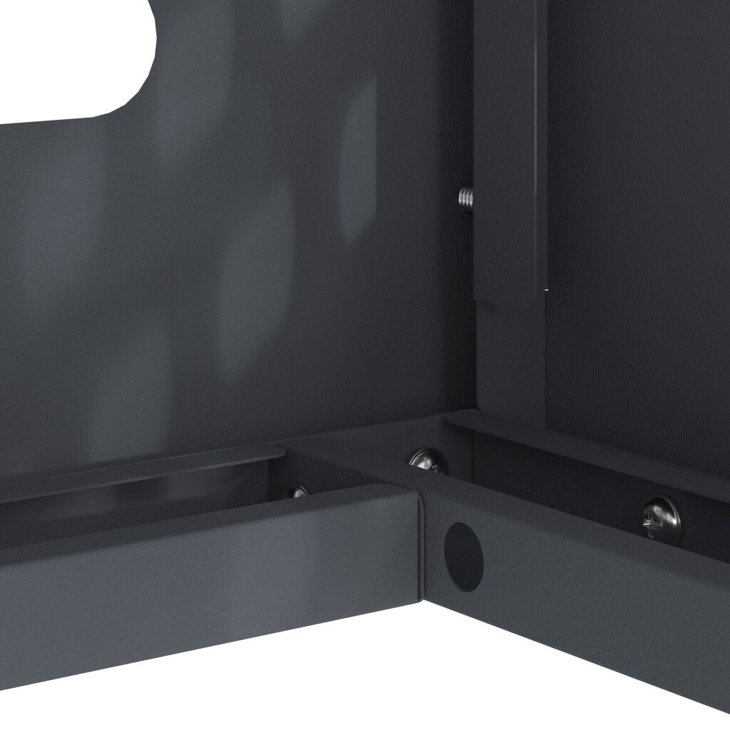 vidaXL Κάλυμμα Κλιματιστικού Ανθρακί 110x50x80 εκ Χάλυβας