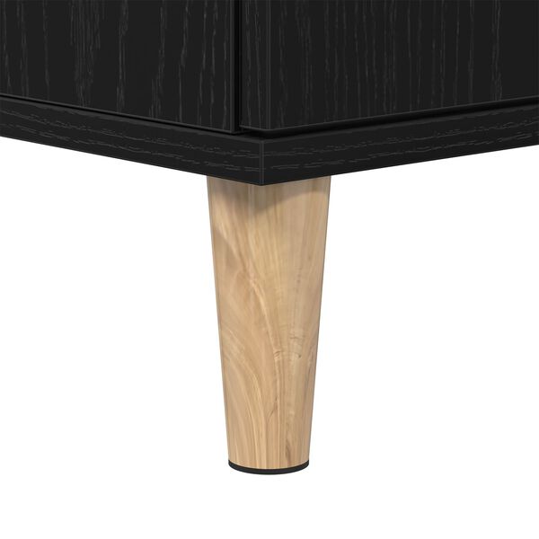 vidaXL Ντουλάπι νιπτήρα Μαύρη δρυς 58 x 33 x 60 εκ. Επεξεργασμένο ξύλο