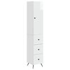 vidaXL &Sigma;έ&tau; &Nu;&tau;&omicron;&upsilon;&lambda;&alpha;&pi;&iota;ώ&nu; 2 pcs &Gamma;&upsilon;&alpha;&lambda;&iota;&sigma;&tau;&epsilon;&rho;ό &Lambda;&epsilon;&upsilon;&kappa;ό 34,5 x 34,5 x 90 &epsilon;&kappa;.