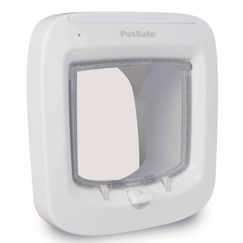 PetSafe Πορτάκι Γάτας με Μικροτσίπ Λευκό PPA19-16145