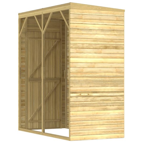 vidaXL Αποθήκη Κήπου 100x210x218 εκ. από Εμποτισμένο Ξύλο Πεύκου