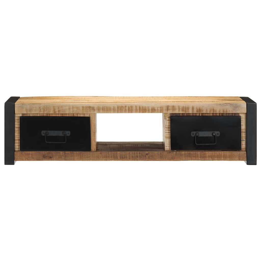 ντουλάπι τηλεόρασης vidaXL 100x30x25 cm Στερεό ακατέργαστο ξύλο Mango
