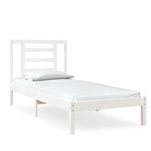vidaXL &Pi;&lambda;&alpha;ί&sigma;&iota;&omicron; &Kappa;&rho;&epsilon;&beta;&alpha;&tau;&iota;&omicron;ύ &Lambda;&epsilon;&upsilon;&kappa;ό 75x190 &epsilon;&kappa;. &Mu;&alpha;&sigma;ί&phi; &Xi;ύ&lambda;&omicron; Small Single