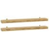 vidaXL &Rho;ά&phi;&iota;&alpha; &Tau;&omicron;ί&chi;&omicron;&upsilon; 2 &tau;&epsilon;&mu;. 90 x 15 x 4 &epsilon;&kappa;. &alpha;&pi;ό &Mu;&alpha;&sigma;ί&phi; &Xi;ύ&lambda;&omicron; Teak