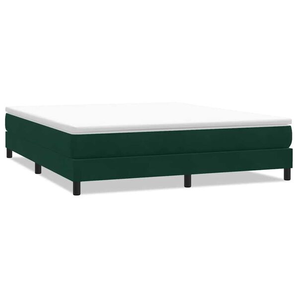 vidaXL Box Spring &Kappa;&rho;&epsilon;&beta;ά&tau;&iota; &chi;&omega;&rho;ί&sigmaf; &sigma;&tau;&rho;ώ&mu;&alpha; &Sigma;&kappa;&omicron;ύ&rho;&omicron; &pi;&rho;ά&sigma;&iota;&nu;&omicron; 180x220 cm