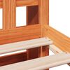 vidaXL Κρεβάτι Βιβλιοθήκη Χωρίς Στρώμα 160x200 εκ Μασίφ Ξύλο Πεύκου
