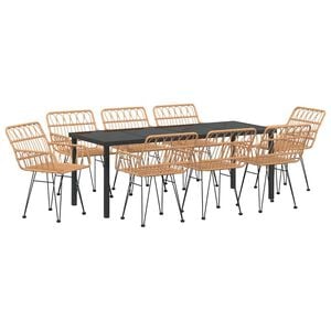 vidaXL &Sigma;έ&tau; &phi;&alpha;&gamma;&eta;&tau;&omicron;ύ &gamma;&iota;&alpha; &kappa;ή&pi;&omicron; 9 pcs &Kappa;&alpha;&phi;έ &Chi;ά&lambda;&upsilon;&beta;&alpha;&sigmaf; &mu;&epsilon; &epsilon;&pi;ί&sigma;&tau;&rho;&omega;&sigma;&eta; &pi;&omicron;ύ&delta;&rho;&alpha;&sigmaf;