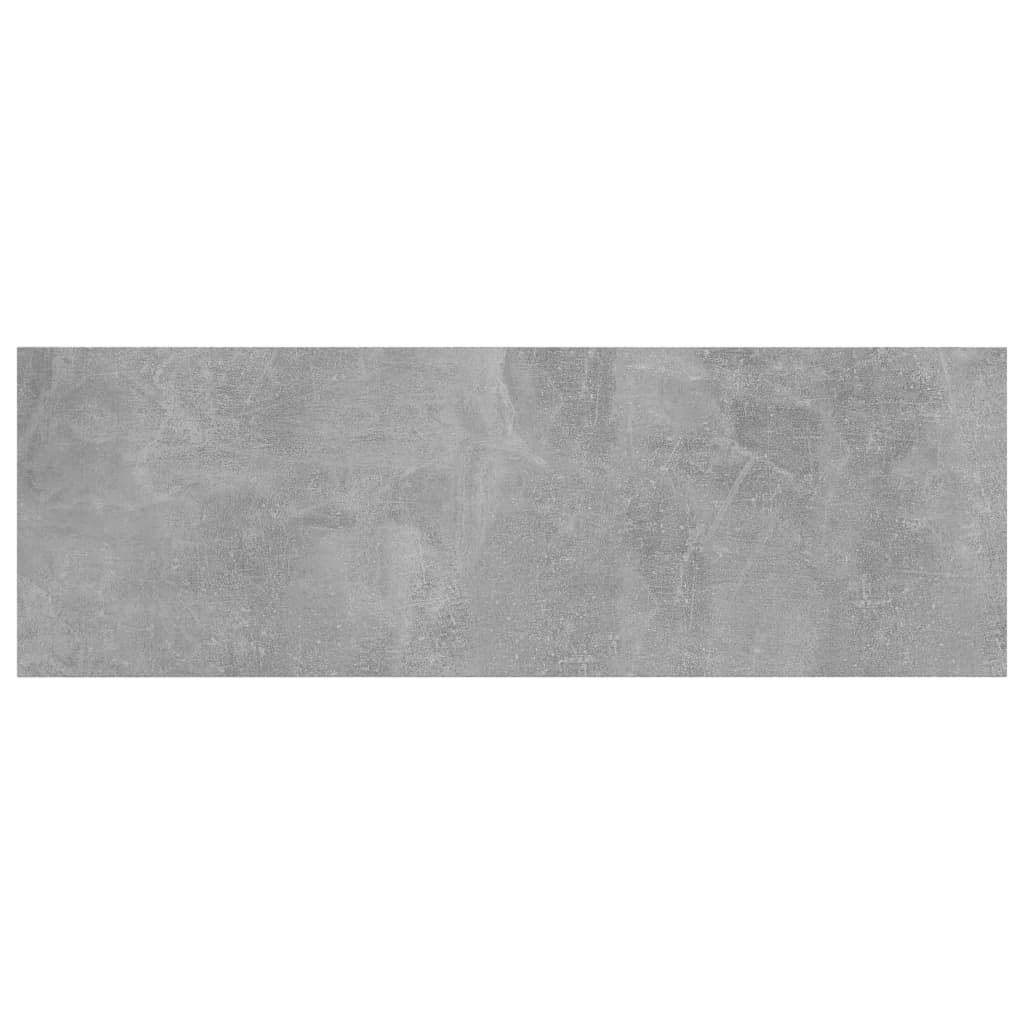 vidaXL Ράφια Βιβλιοθήκης 4 τεμ. Γκρι Σκυροδ. 60x20x1,5 εκ. Μοριοσανίδα
