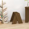 vidaXL Σκαμπό 2 τεμ. Μελί 40x40x45 εκ. από Μασίφ Ξύλο Πεύκου