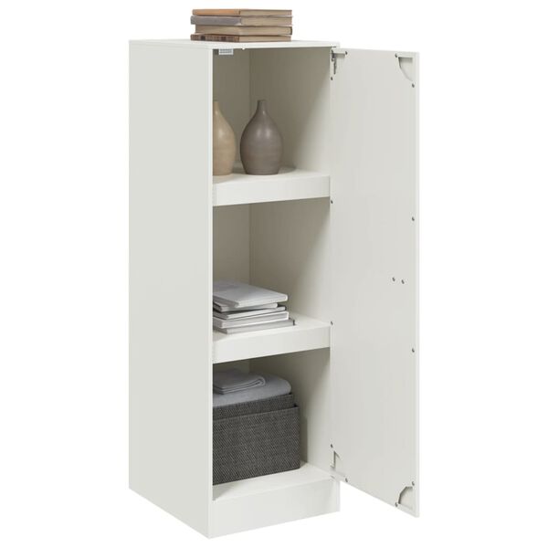 vidaXL Μπουφές Λευκός 34,5x39x107 εκ. από Ατσάλι