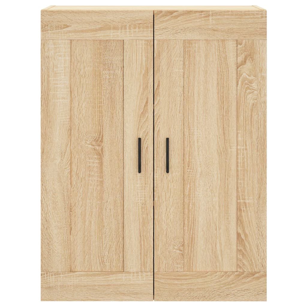 vidaXL Ντουλάπι Sonoma δρυς 69,5 x 34 x 180 εκ. από Επεξεργασμένο Ξύλο