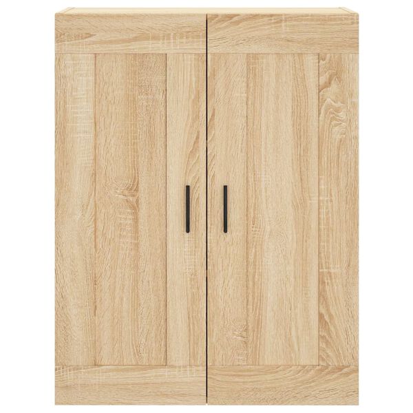 vidaXL Ντουλάπι Sonoma δρυς 69,5 x 34 x 180 εκ. από Επεξεργασμένο Ξύλο
