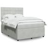 vidaXL &Kappa;&rho;&epsilon;&beta;ά&tau;&iota; Boxspring &mu;&epsilon; &Sigma;&tau;&rho;ώ&mu;&alpha; &Alpha;&nu;&omicron;&iota;&chi;&tau;ό &Gamma;&kappa;&rho;&iota; 140x190 &epsilon;&kappa;. &Beta;&epsilon;&lambda;&omicron;ύ&delta;&iota;&nu;&omicron;