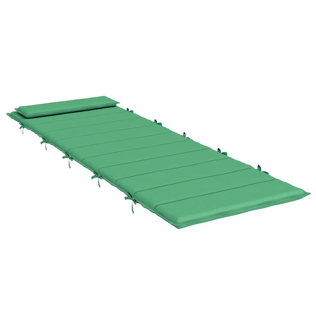 vidaXL Μαξιλάρι Ξαπλώστρας Πράσινο 180x60x4 εκ. από Ύφασμα Oxford