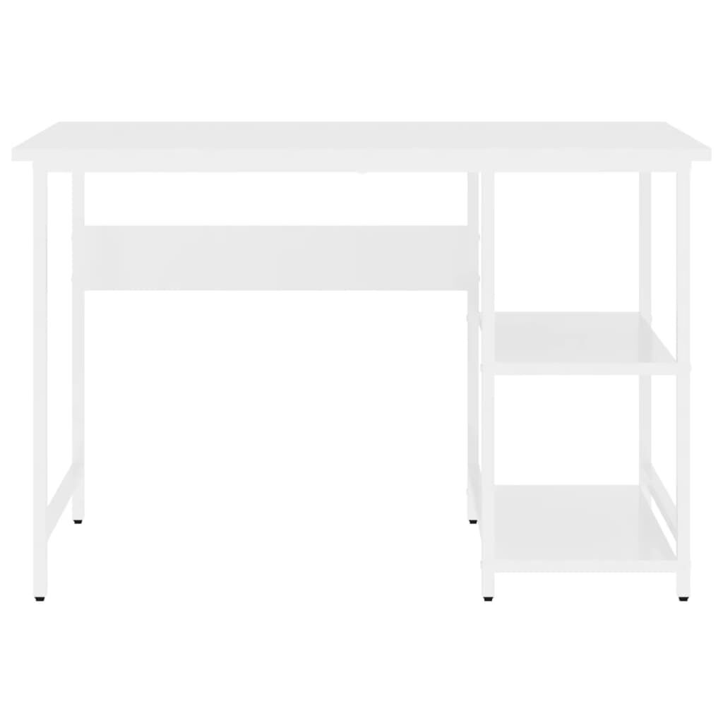 vidaXL Γραφείο Υπολογιστή Λευκό 105 x 55 x 72 εκ. από MDF και Μέταλλο