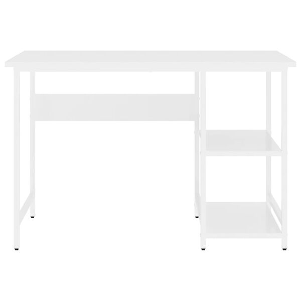 vidaXL Γραφείο Υπολογιστή Λευκό 105 x 55 x 72 εκ. από MDF και Μέταλλο