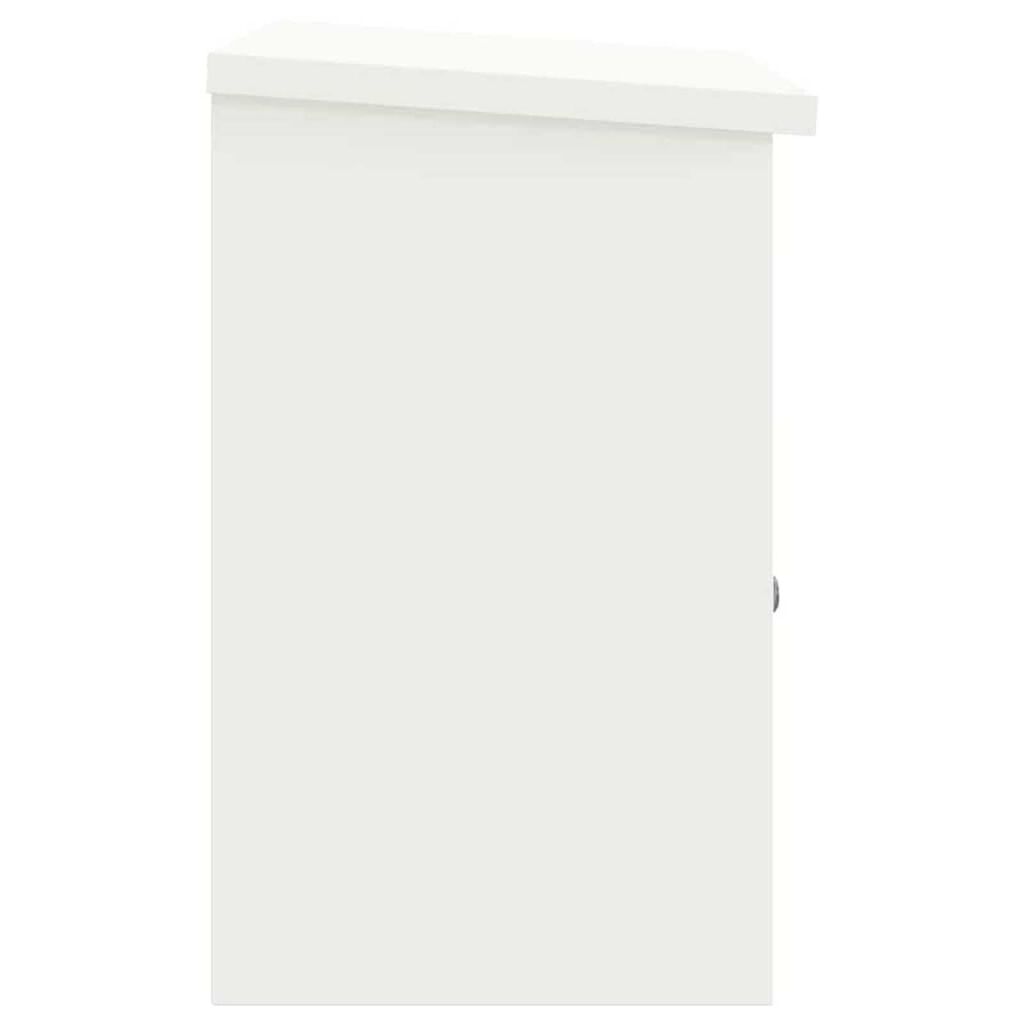 vidaXL Θυρίδα Πακέτων Λευκό 44 x 35 x 59 εκατοστά Ατσάλι