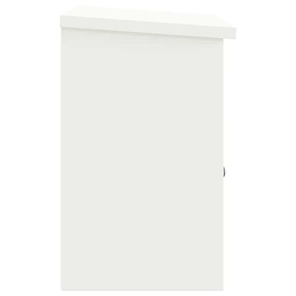 vidaXL Θυρίδα Πακέτων Λευκό 44 x 35 x 59 εκατοστά Ατσάλι