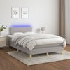 vidaXL &Kappa;&rho;&epsilon;&beta;ά&tau;&iota; Boxspring &mu;&epsilon; &Sigma;&tau;&rho;ώ&mu;&alpha; & LED &Alpha;&nu;.&Gamma;&kappa;&rho;&iota; 120x190&epsilon;&kappa;. &Upsilon;&phi;&alpha;&sigma;&mu;ά&tau;&iota;&nu;&omicron;