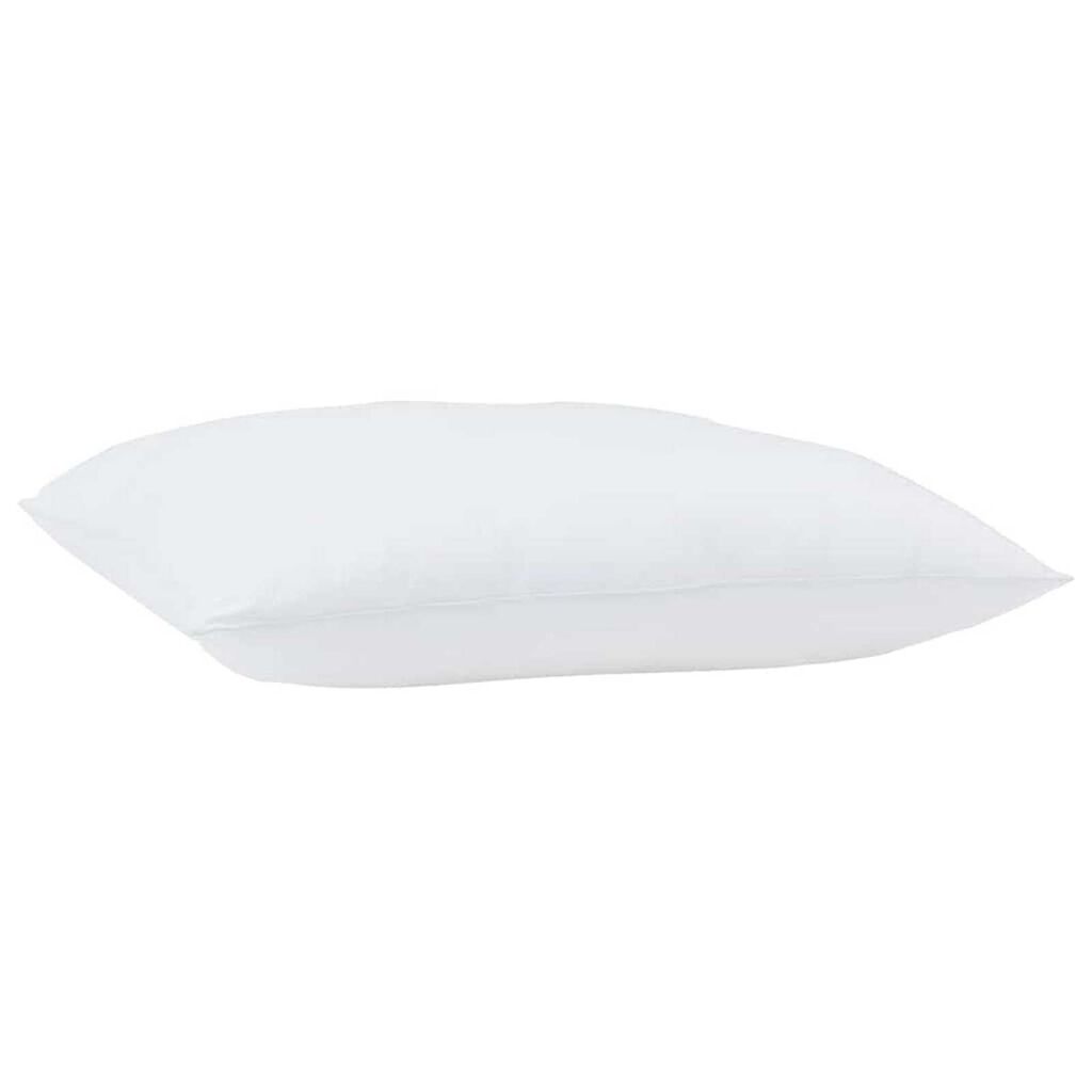 vidaXL Σετ Κουβέρτας με μαξιλάρι 2 pcs Λευκό 155 x 200 εκ. Μικροΐνες