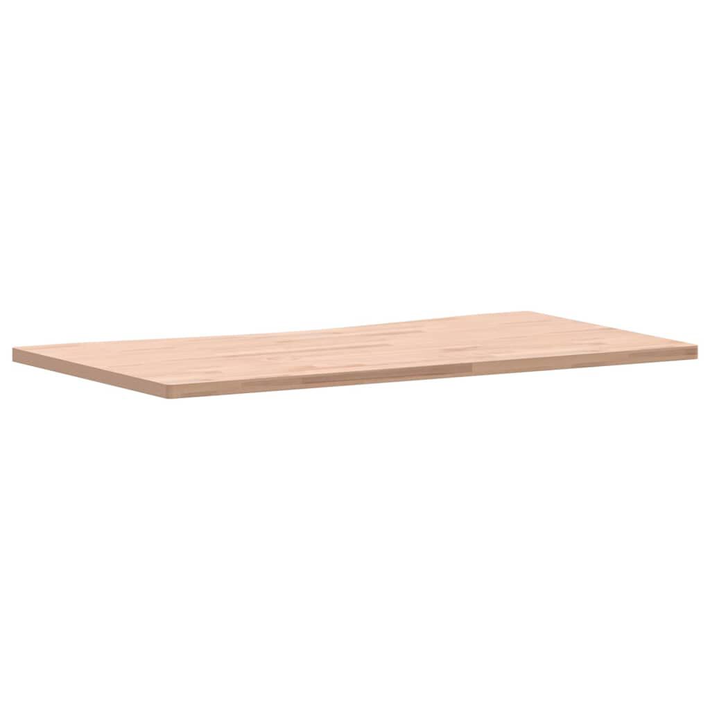 VidaXL Επιφάνεια Εργασίας 110x(55-60)x2,5 εκ. από Μασίφ Ξύλο Οξιάς