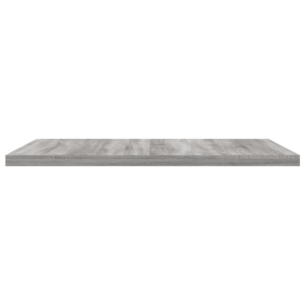 vidaXL Ράφια Τοίχου 4 τεμ. Γκρι Sonoma 40x40x1,5 εκ. Επεξεργ. Ξύλο