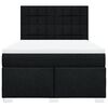 vidaXL &Kappa;&rho;&epsilon;&beta;ά&tau;&iota; Boxspring &mu;&epsilon; &Sigma;&tau;&rho;ώ&mu;&alpha; &Mu;&alpha;ύ&rho;&omicron; 160x200 &epsilon;&kappa;. &Upsilon;&phi;&alpha;&sigma;&mu;ά&tau;&iota;&nu;&omicron;