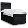vidaXL &Kappa;&rho;&epsilon;&beta;ά&tau;&iota; Boxspring &mu;&epsilon; &Sigma;&tau;&rho;ώ&mu;&alpha; &Mu;&alpha;ύ&rho;&omicron; 80 x 200 &epsilon;&kappa;. &Upsilon;&phi;&alpha;&sigma;&mu;ά&tau;&iota;&nu;&omicron;