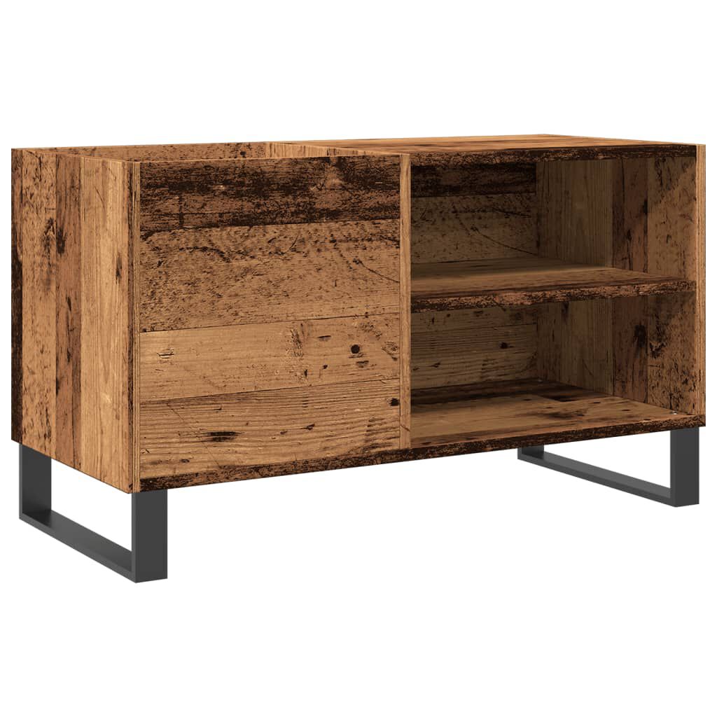 vidaXL Δισκοθήκη Παλιό Ξύλο 84,5 x 38 x 48 εκ. από Επεξεργασμένο Ξύλο