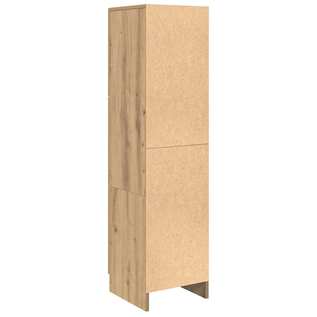 vidaXL Artisan Oak Sideboard Artisan oak Επεξεργασμένο Ξύλο Μεγάλο