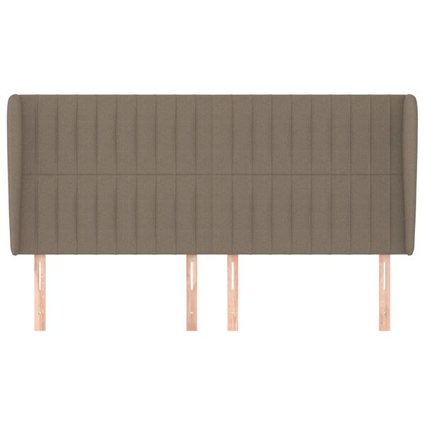 vidaXL &Kappa;&epsilon;&phi;&alpha;&lambda;ά&rho;&iota; &mu;&epsilon; &Pi;&tau;&epsilon;&rho;ύ&gamma;&iota;&alpha; Taupe 163x23x118/128 &epsilon;&kappa;. &Upsilon;&phi;&alpha;&sigma;&mu;ά&tau;&iota;&nu;&omicron;