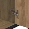 vidaXL Σετ Επίπλων Μπάνιου με πόρτα 2 pcs artisan δρυς 80 x 33 x 60 εκ