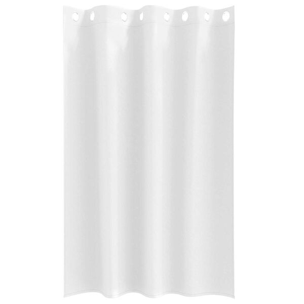 vidaXL Κουρτίνες 2 pcs Καθαρό Λευκό 175 x 140 εκ. Πολυεστέρας