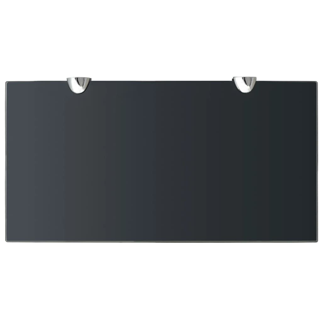 vidaXL Ράφια Τοίχου 2 τεμ. 8 χιλ. 40 x 20 εκ. Γυάλινα