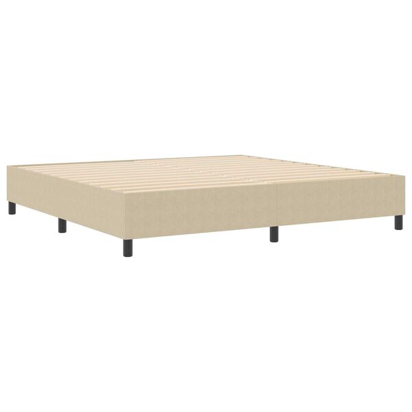 vidaXL Κρεβάτι με ελατήρια Γκρι Πράσινο 200 x 200 cm Βελούδο