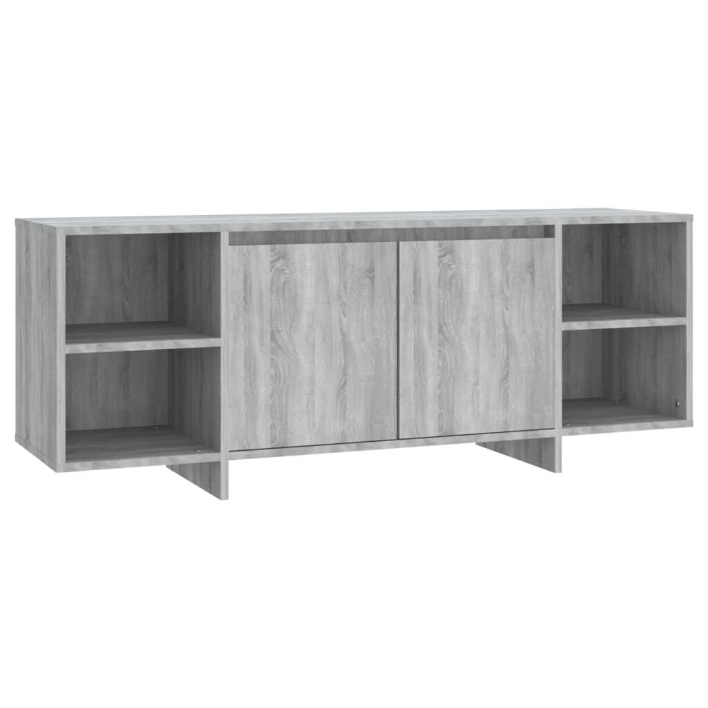 vidaXL Έπιπλο Τηλεόρασης Γκρι Sonoma 130x35x50 εκ. από Μοριοσανίδα