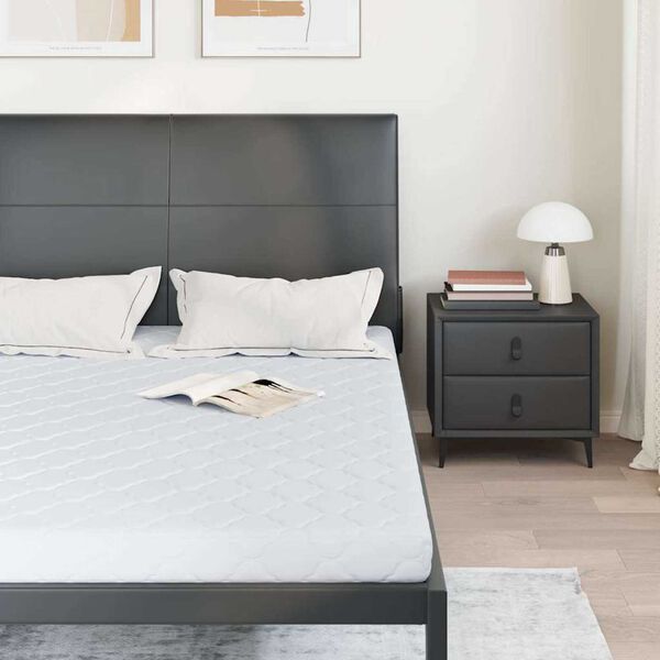 vidaXL Στρώμα Λευκό 140 x 200 cm PU Αφρός