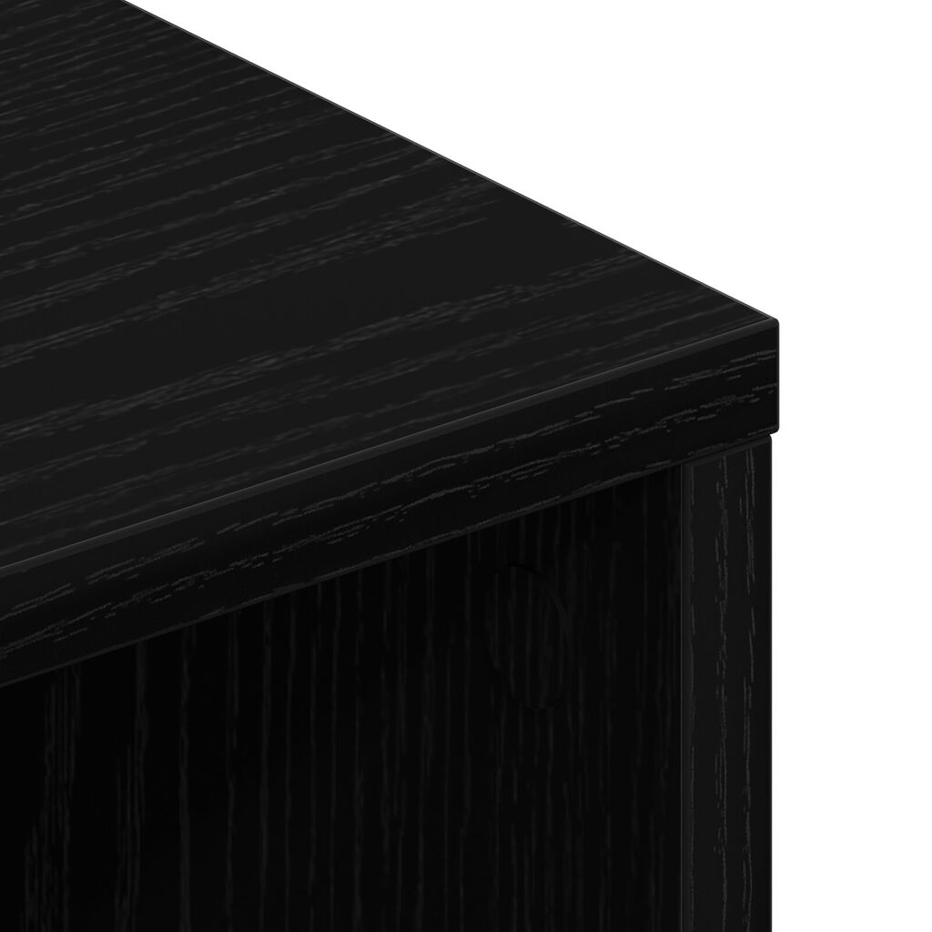 vidaXL Κονσόλα Τηλεόρασης Μαύρη 90x35x35 εκ Επεξεργασμένο Ξύλο